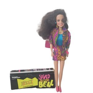 Saved By The Bell Kelly Kapowski Doll Tiger NBC Tiffani Amber Thiessen Vtg 1992